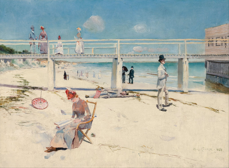Férias em Mentone - Charles Conder