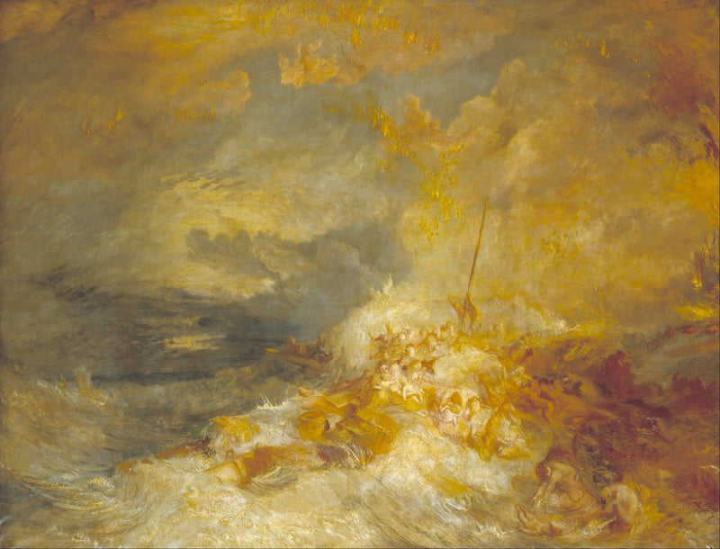 Desastre no mar - J. M. W. Turner