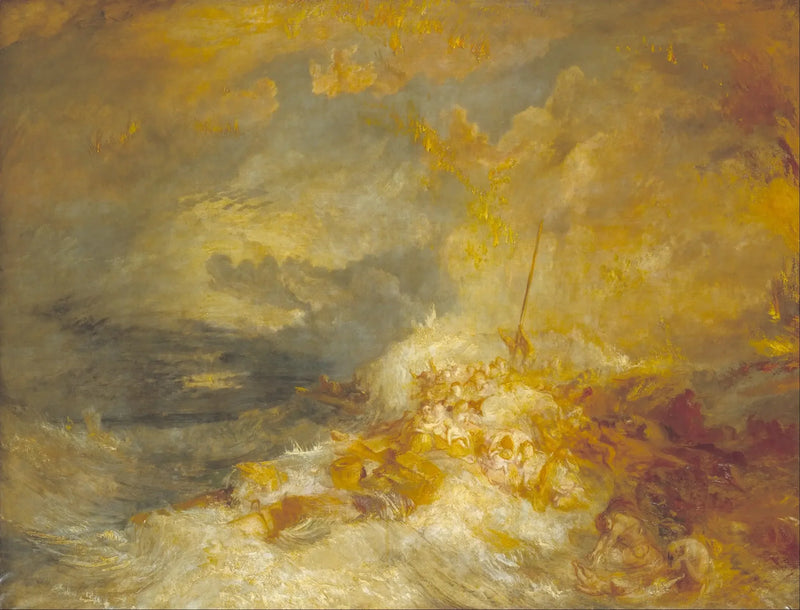 Desastre no mar - J. M. W. Turner