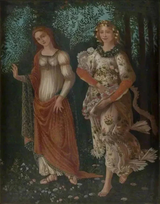 Detalhe da "Primavera" de Botticelli - Sandro Botticelli