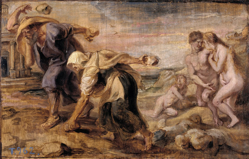 Deucalião e Pírrha - Peter Paul Rubens