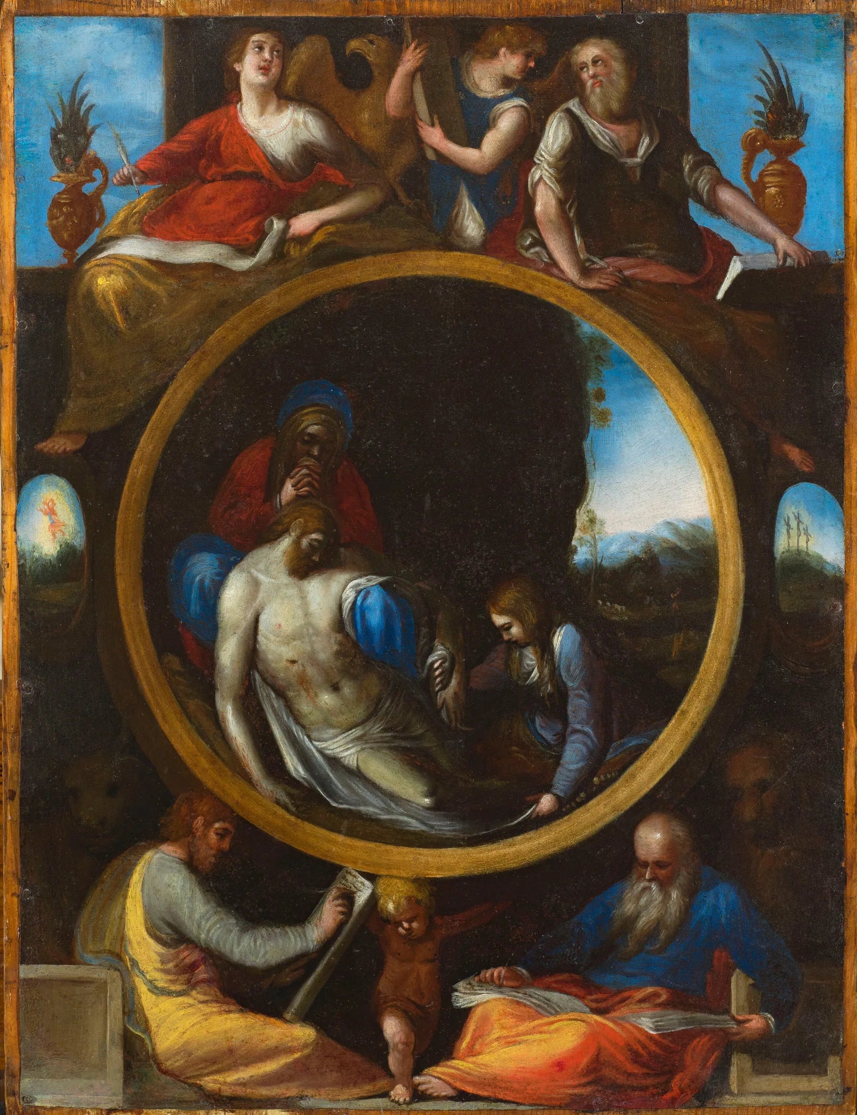 Deuil - Denis Calvaert image 1 reproduction artisanale de tableau