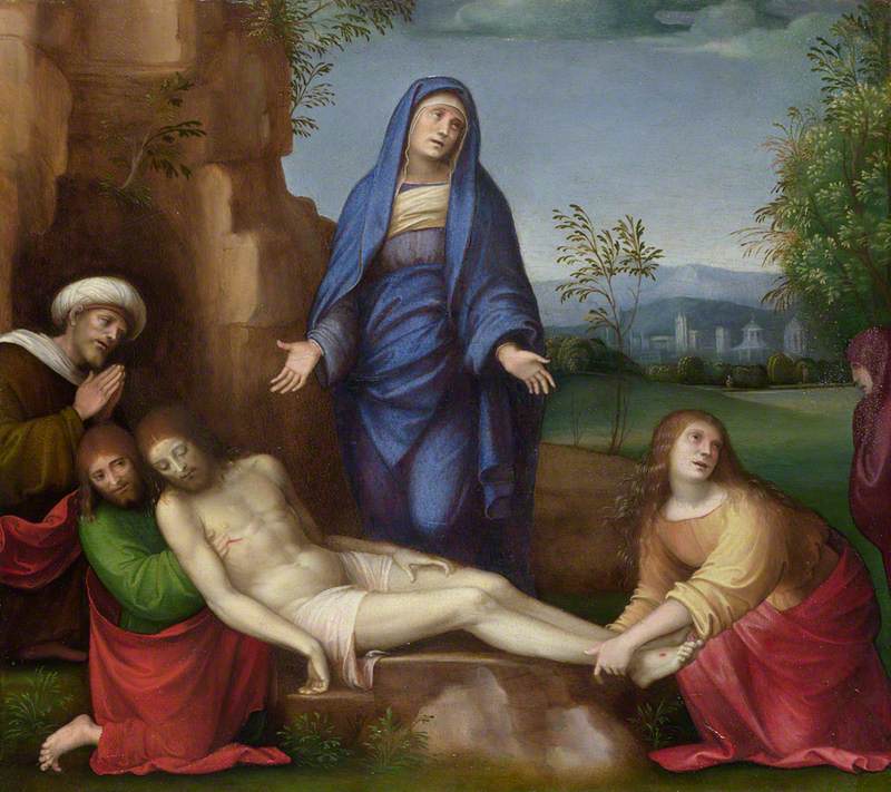Luto de Cristo morto - Francesco Francia