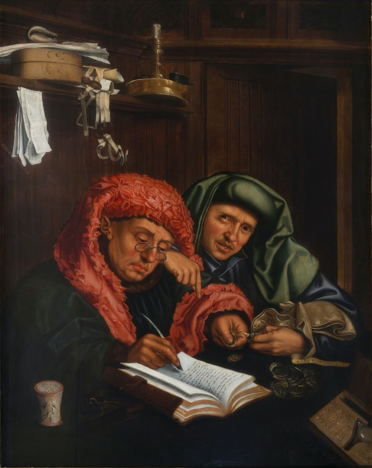 Dois agentes da alfândega - Marinus van Reymerswale