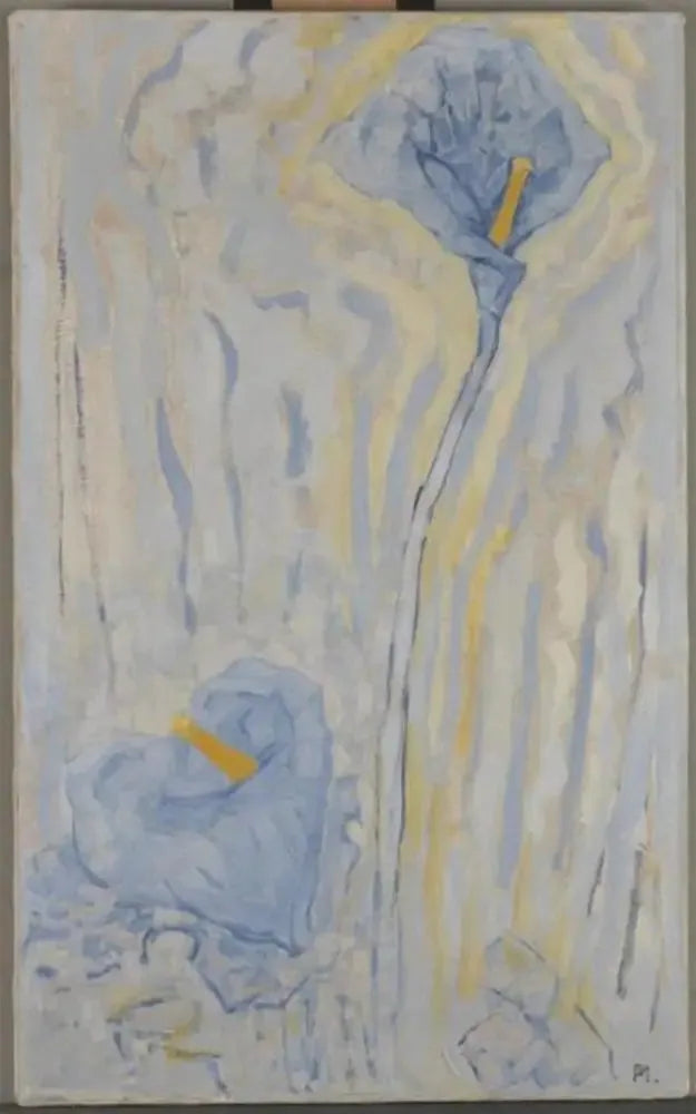 Dois lírios - Piet Mondrian