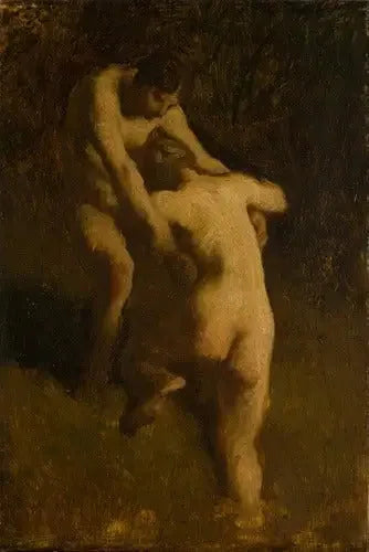 Dois banhistas - Jean-François Millet