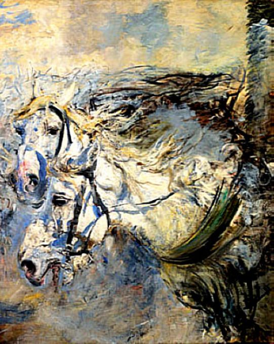Dois cavalos brancos - Giovanni Boldini
