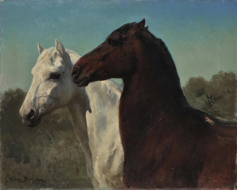 Dois cavalos - Rosa Bonheur