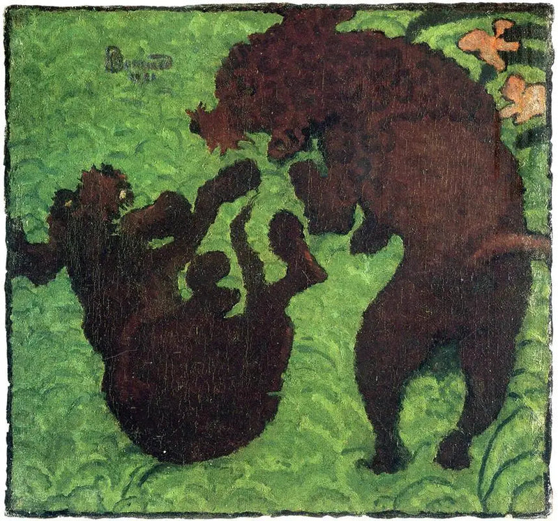 Dois cães - Pierre Bonnard