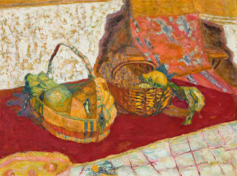 Duas cestas de frutas - Pierre Bonnard