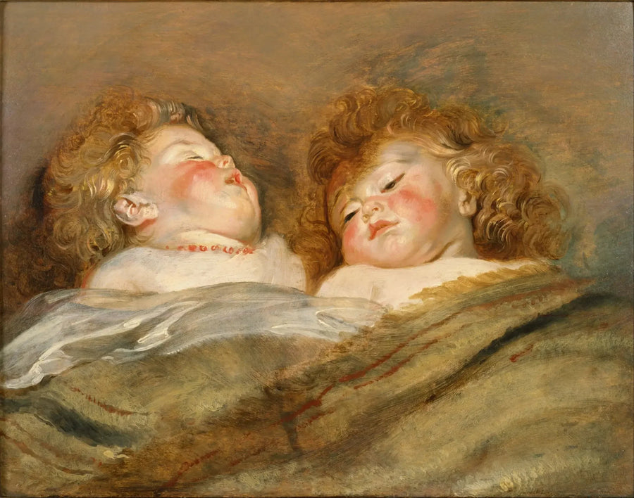 Dois crianças adormecidas - Peter Paul Rubens