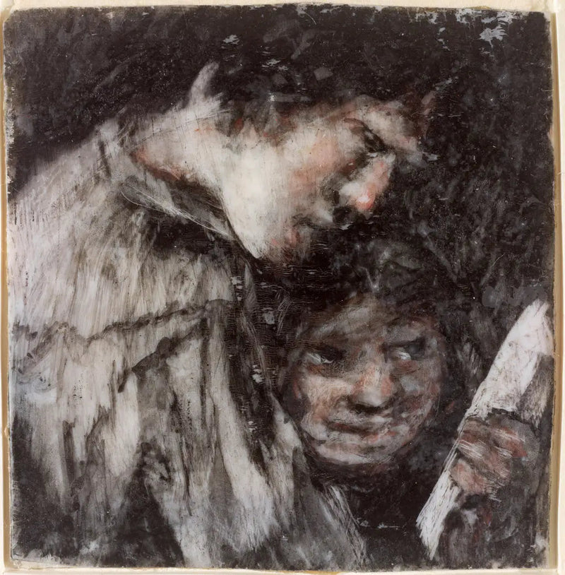 Duas crianças olhando um livro - Francisco de Goya