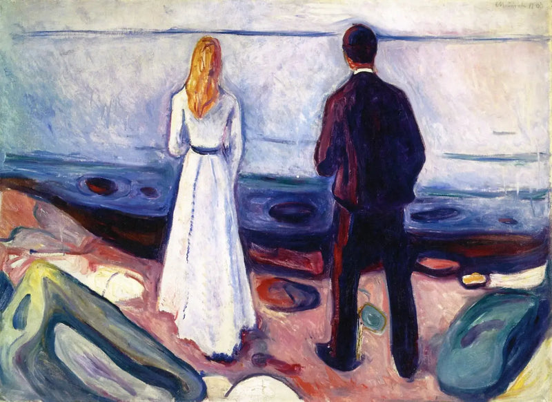 Dois Seres Humanos. Os Solitários - Edvard Munch