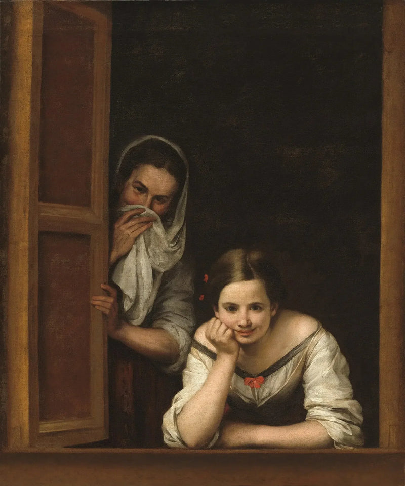 Duas mulheres na janela - Bartolomé Esteban Murillo
