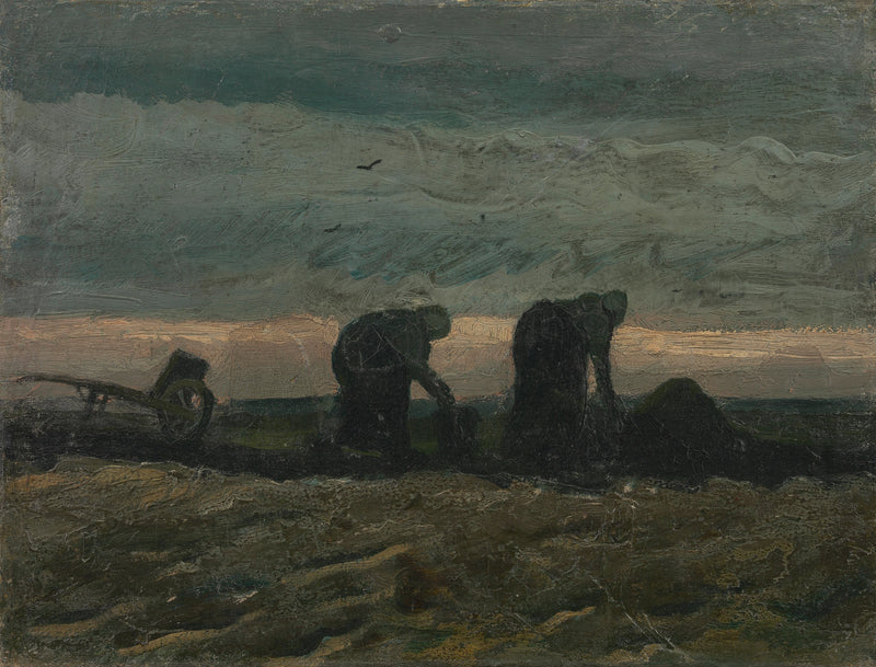 Mulheres na charneca de turfa - Vincent van Gogh