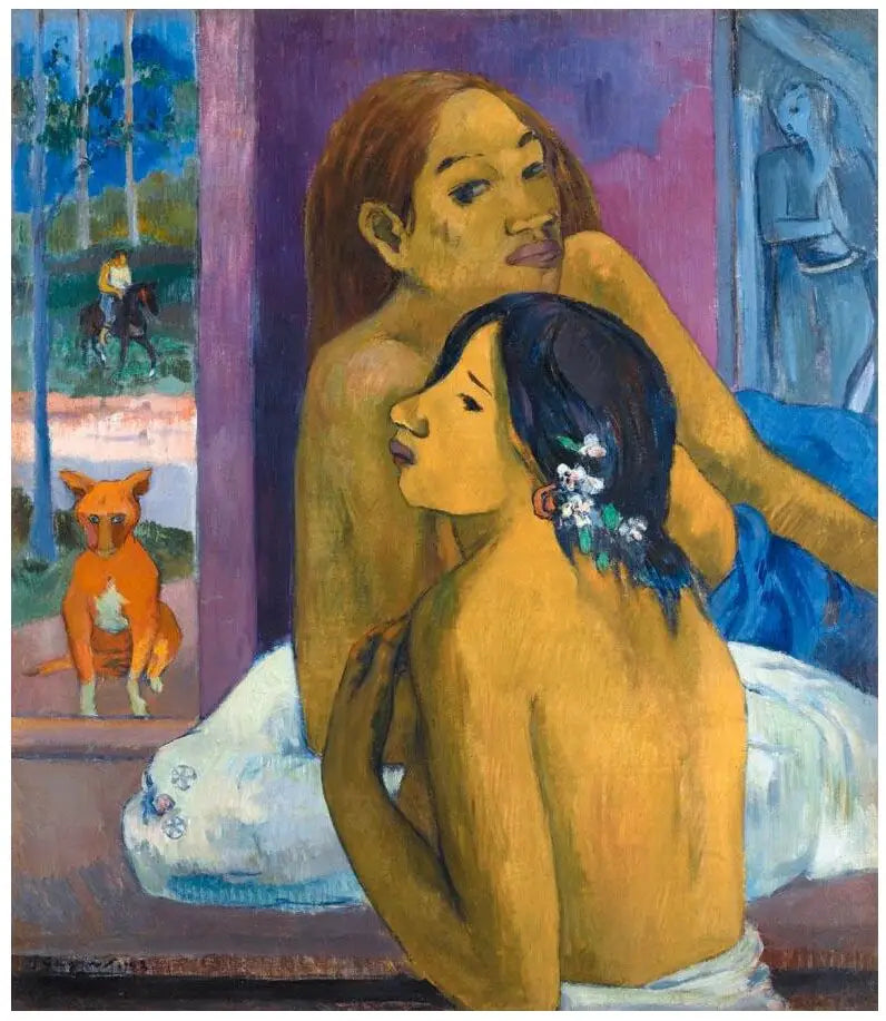 Duas mulheres, ou A Cabeleira Florida - Paul Gauguin