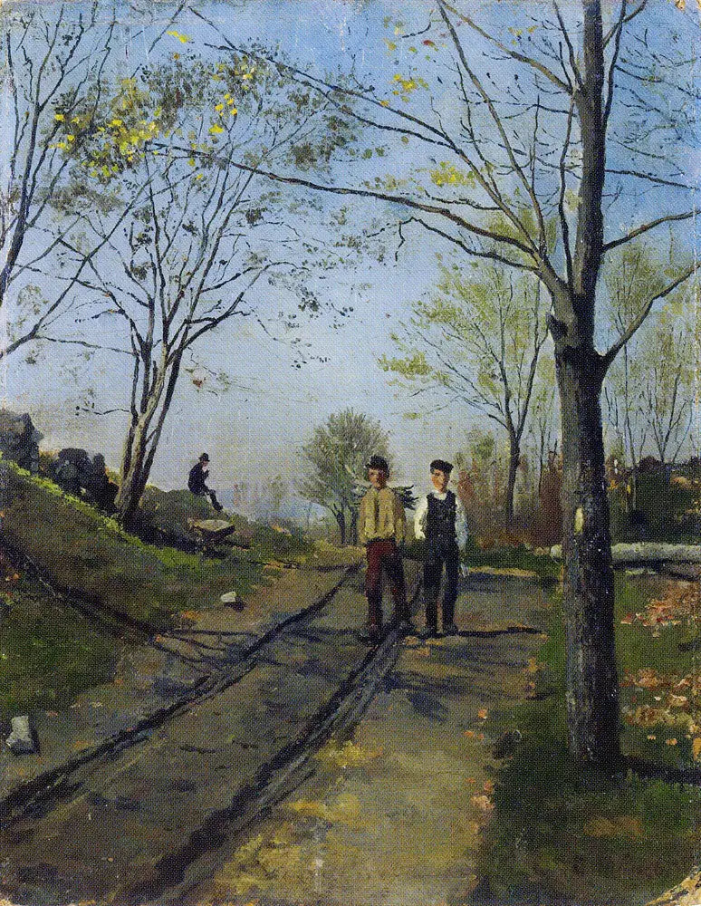 Dois Meninos em um Caminho de Campo - Edvard Munch