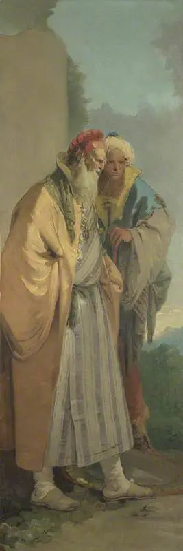 Dois homens em traje oriental - Giovanni Battista Tiepolo