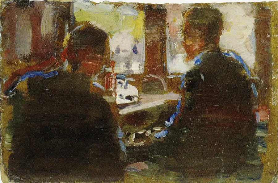 Dois Homens Perto da Janela - Edvard Munch