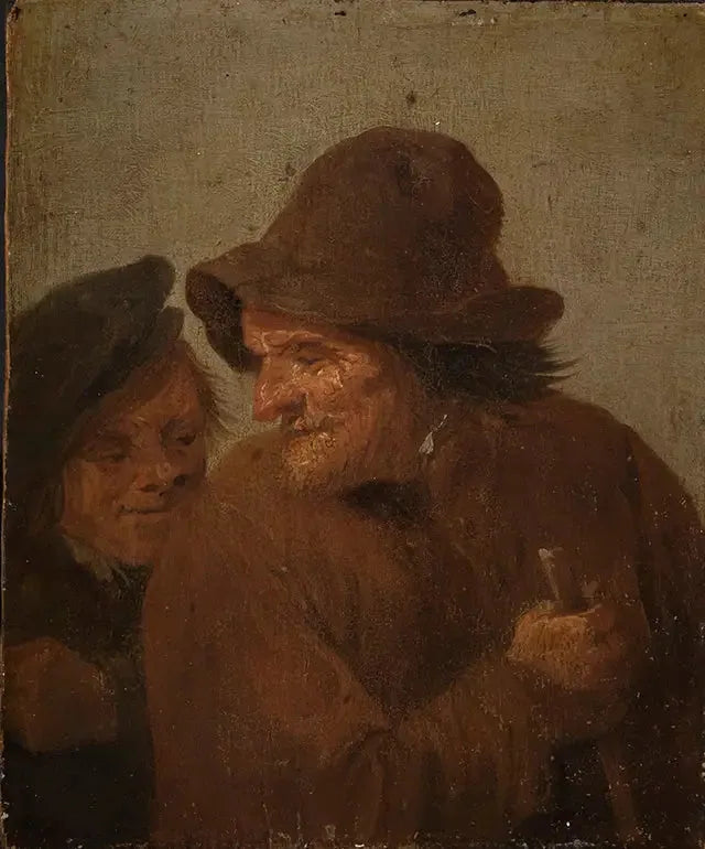 Dois camponeses - David Teniers Júnior