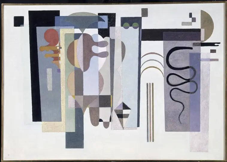 Dois pontos verdes - Vassily Kandinsky