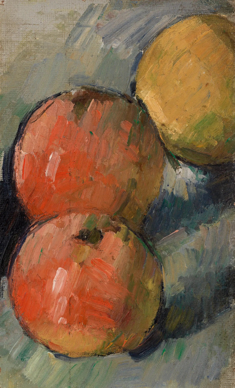 Duas maçãs e meia - Paul Cézanne