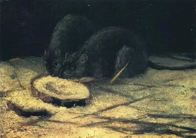 Dois ratos - Vincent van Gogh