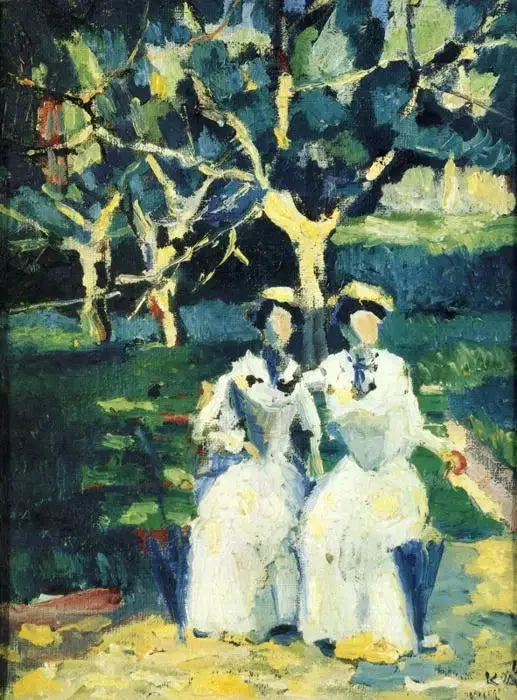 Duas irmãs I - Kazimir Malevich