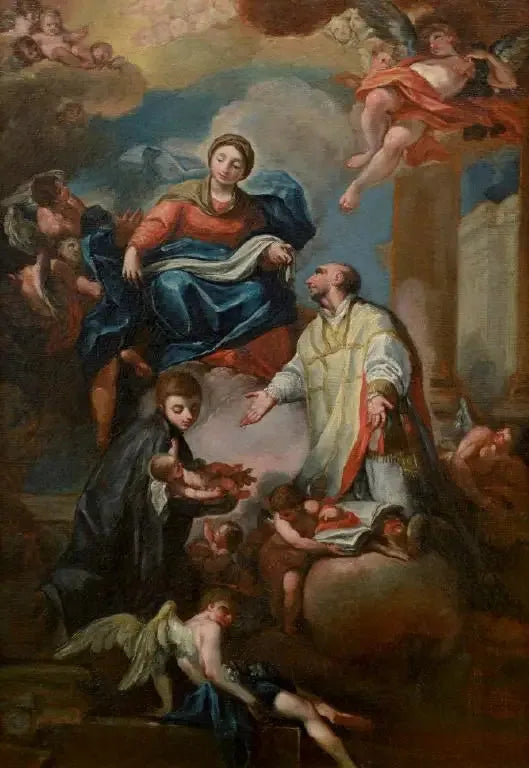Dois santos em adoração - Giovanni Battista Tiepolo