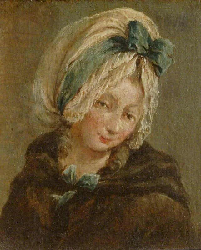Dois quadros: uma cabeça de menino e uma cabeça de menina (diptyque, painel da direita) - Francesco Guardi