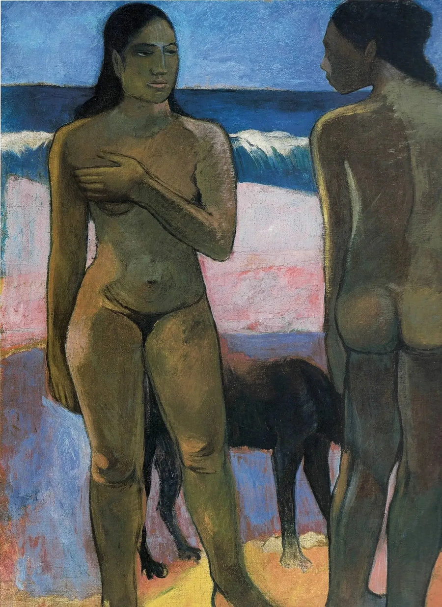 Duas Tahitianas na praia - Paul Gauguin