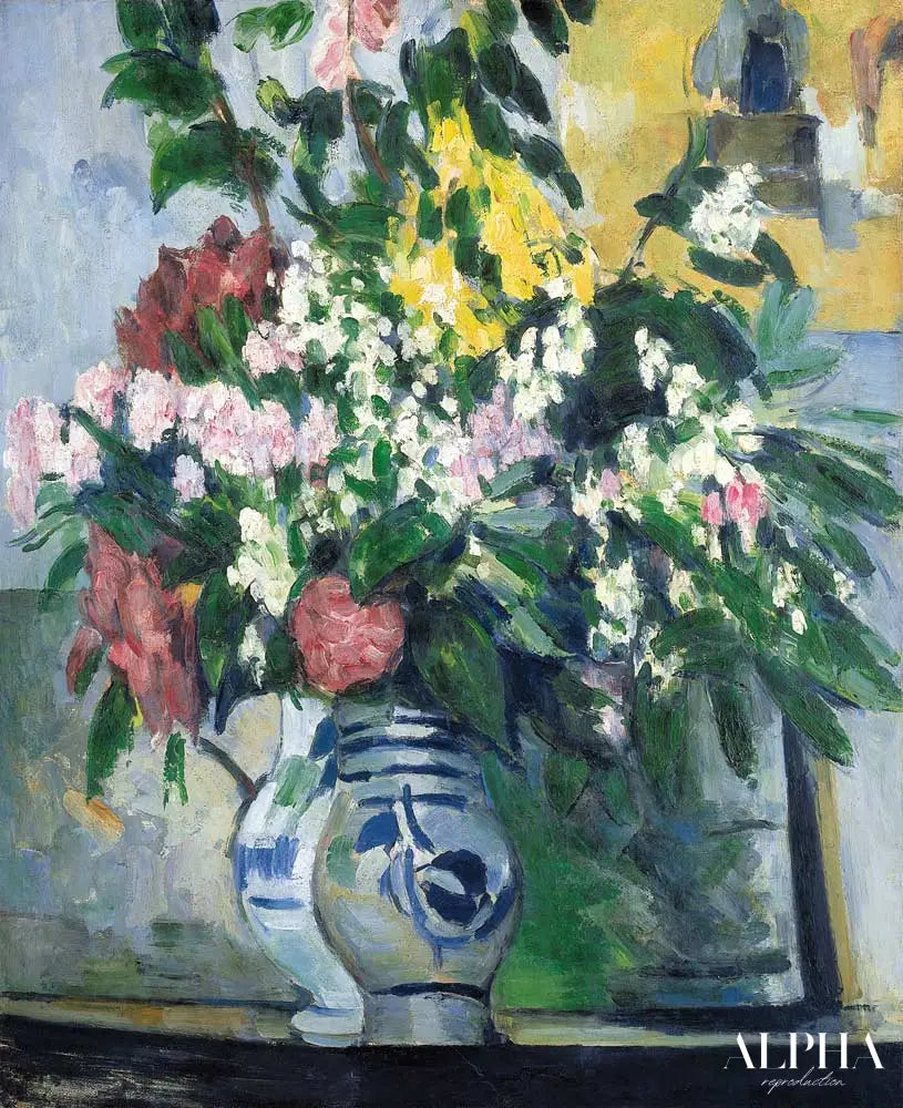 Deux vases avec des fleurs - Paul Cézanne - Reproductions de tableaux et peintures haut de gamme