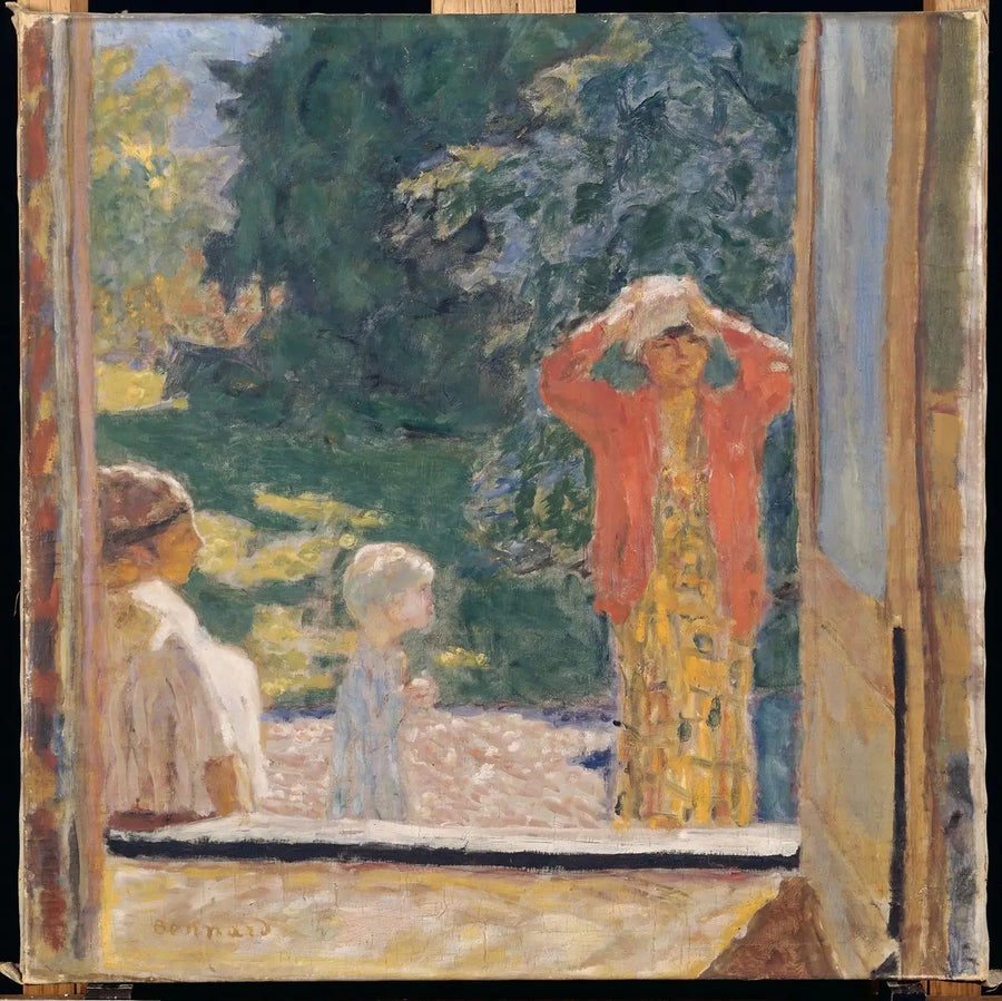 Diante da janela em Grand-Lemps - Pierre Bonnard
