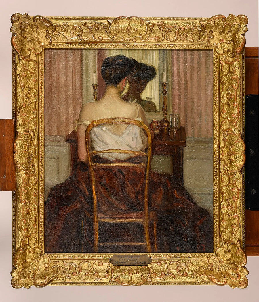 Diante do espelho - Frederick Carl Frieseke