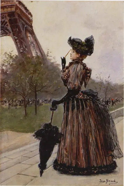 Frente à Torre Eiffel - Jean Béraud