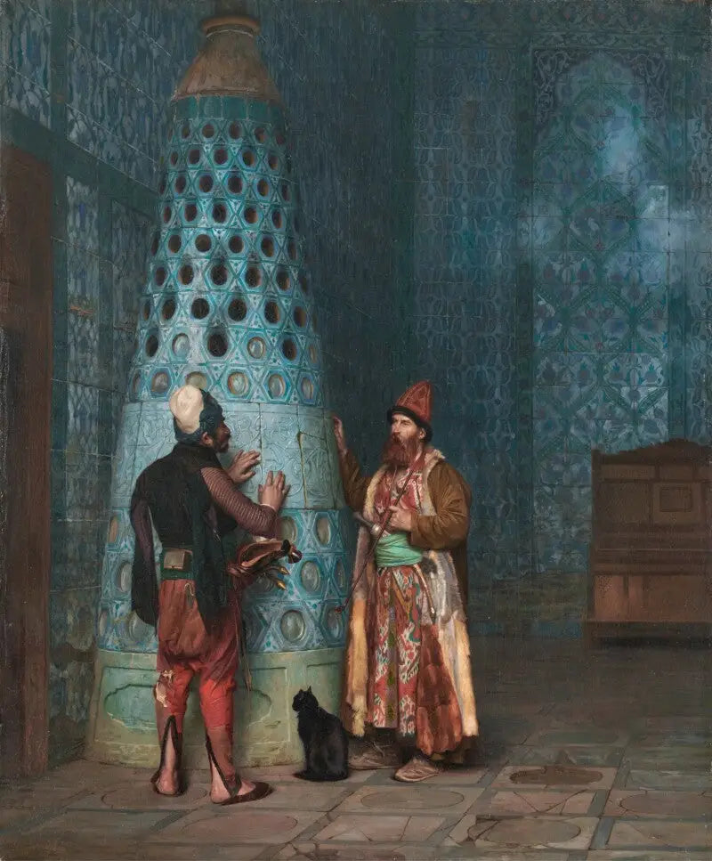Reproduction du tableau « Devant le public - Jean-Léon Gérôme » par Alpha Reproduction en peinture à l’huile