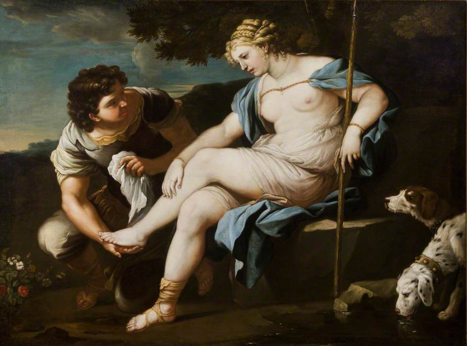 Diana se repose de la chasse - Luca Giordano - Alpha Reproduction