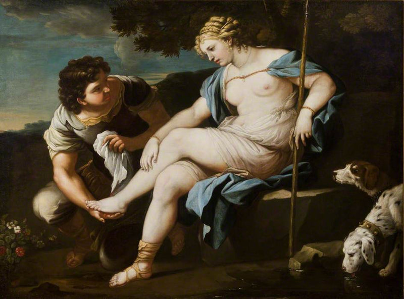 Diana descansando da caça - Luca Giordano