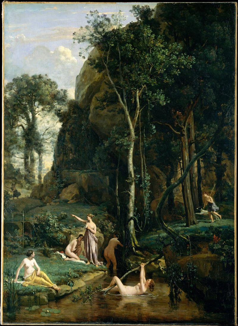 Diana e Atalanta - Jean-Baptiste Camille Corot