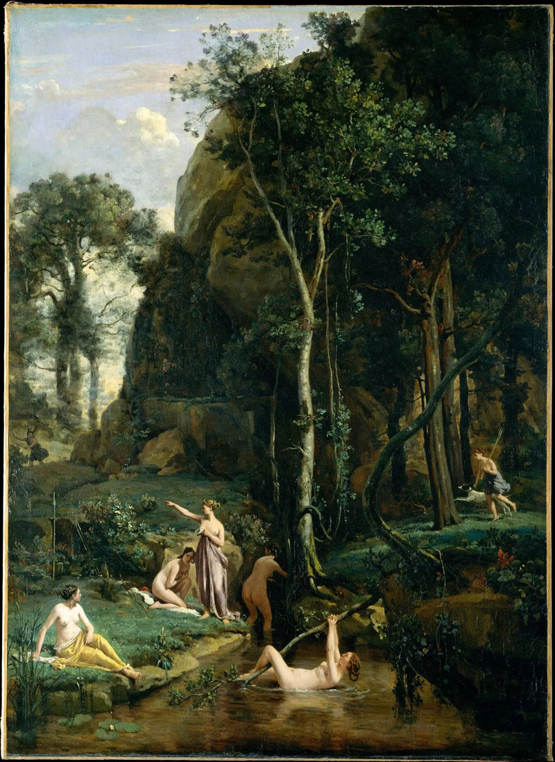 Diana e Atalanta - Jean-Baptiste Camille Corot