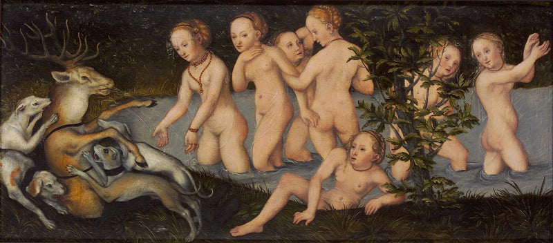 Diane e Atalanta - Lucas Cranach, o Velho