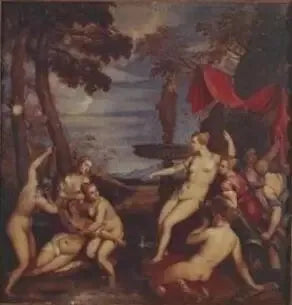 Diane e Calisto - Tiziano