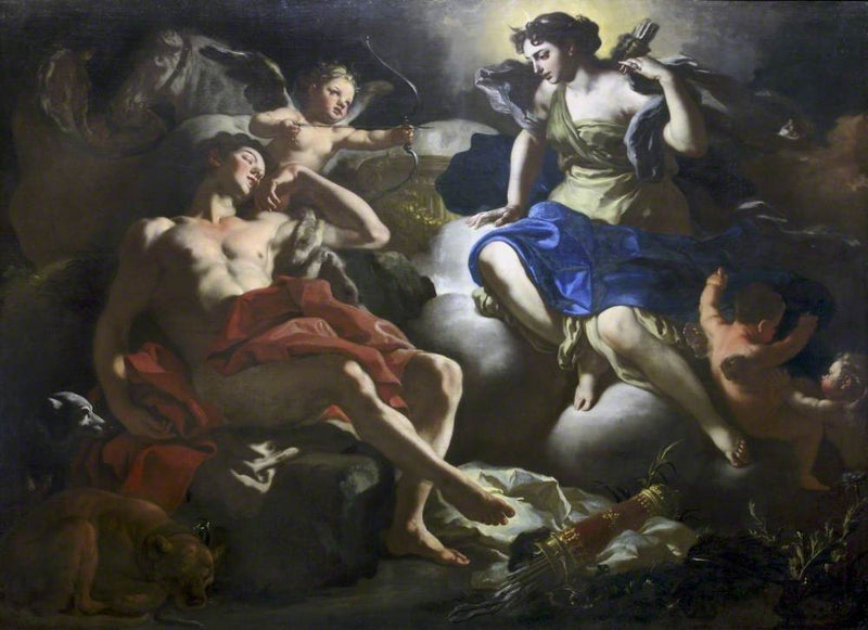 Diane e Endymion - Francesco Solimena