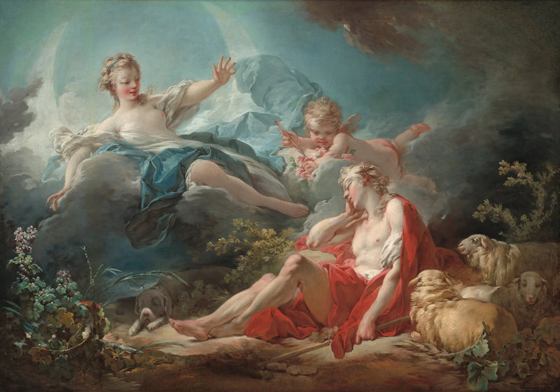 Diane e Endimão - Jean-Honoré Fragonard
