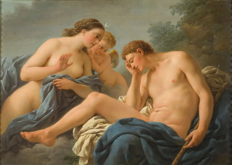 Diane e Endímion - Louis Jean François Lagrenée