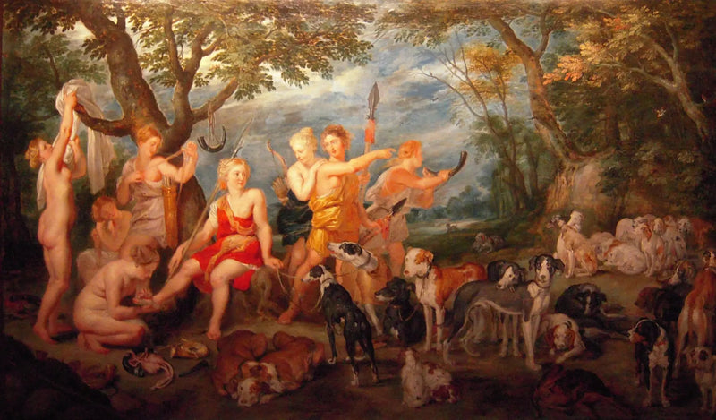 Diane e suas ninfas estão prestes a partir para a caça - Peter Paul Rubens