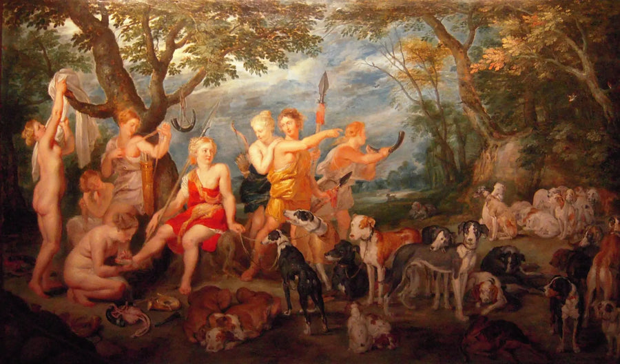 Diane e suas ninfas estão prestes a partir para a caça - Peter Paul Rubens