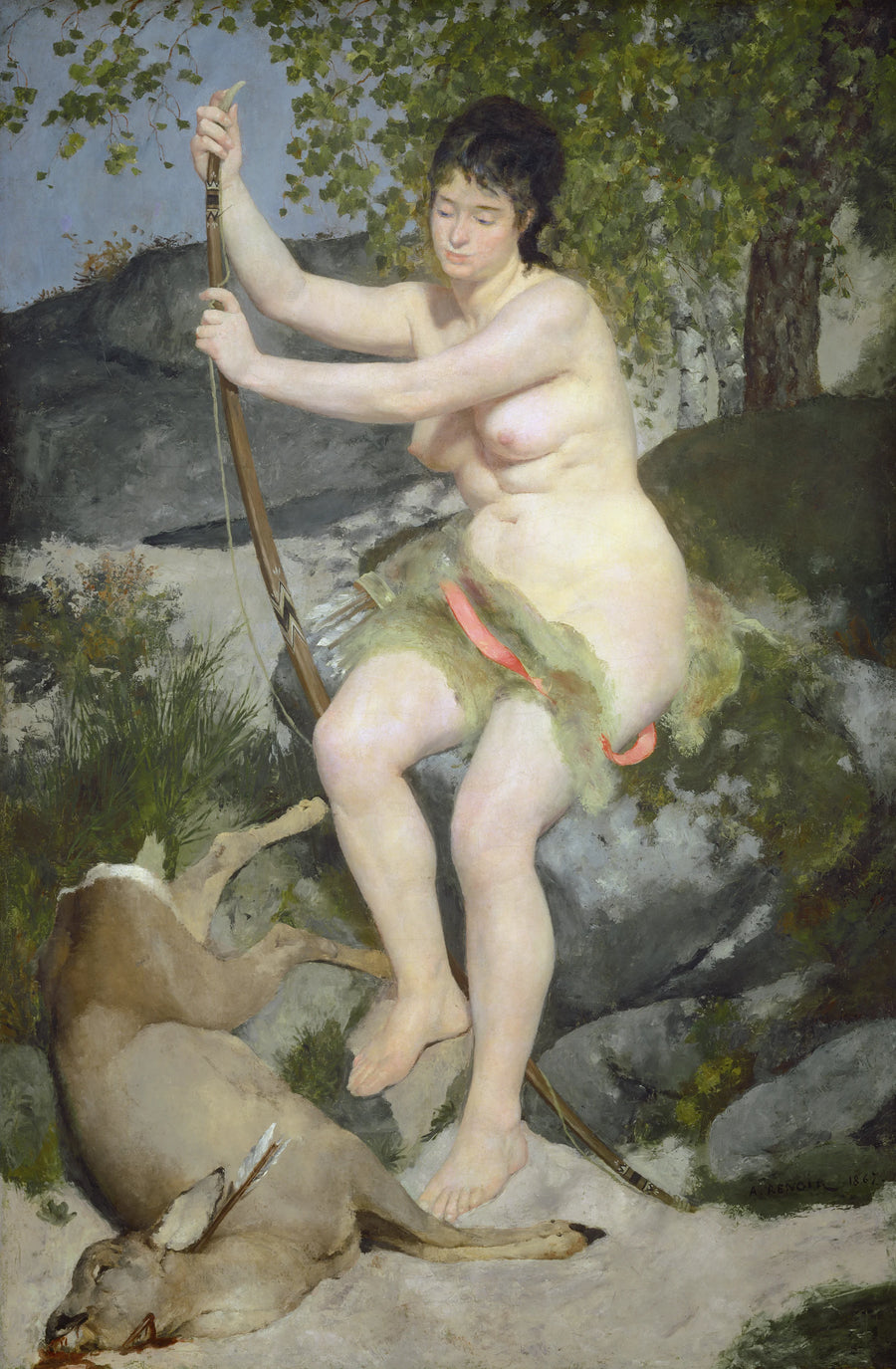 Diana caçadora - Pierre-Auguste Renoir