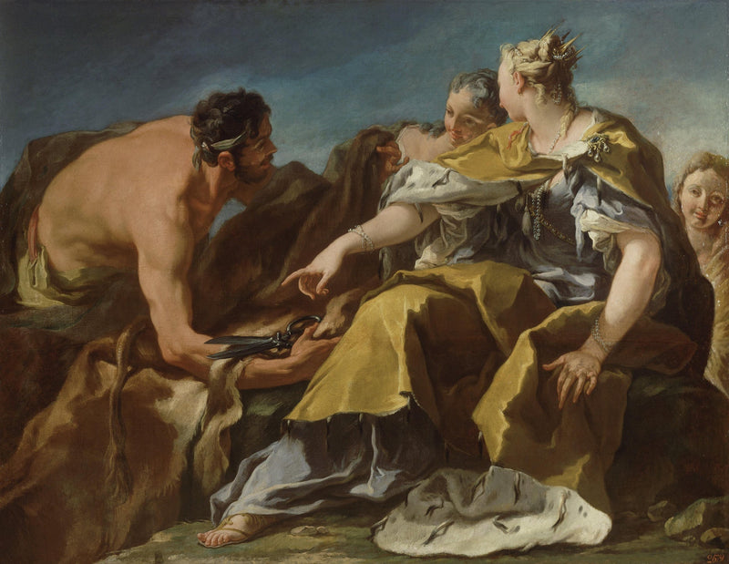 Didon fondant Carthage - Giovanni Battista Pittoni