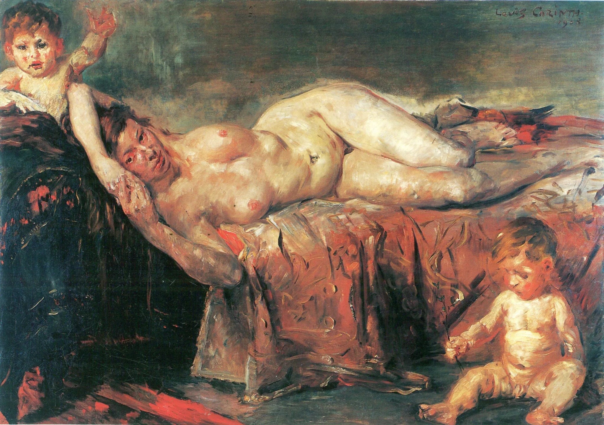 Die Nacktheit - Lovis Corinth image 1 reproduction artisanale de tableau